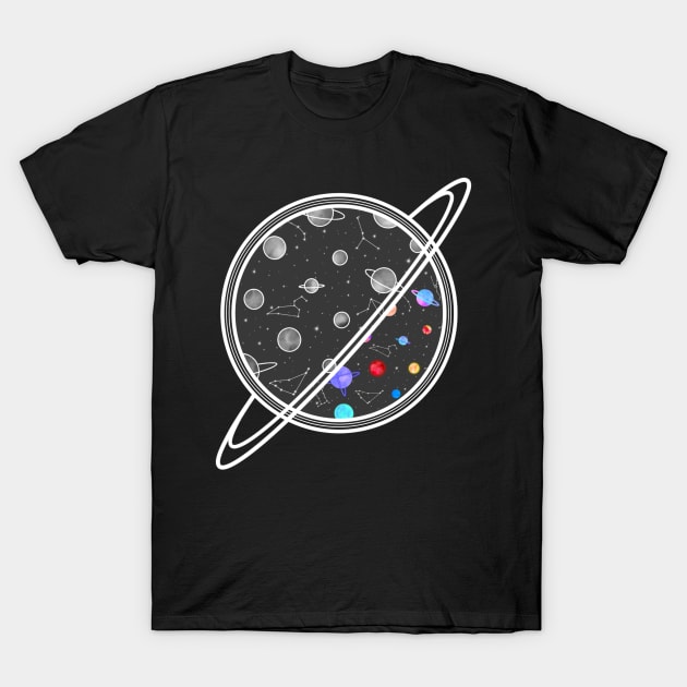 Aesthetic planets T-Shirt by Morishasha